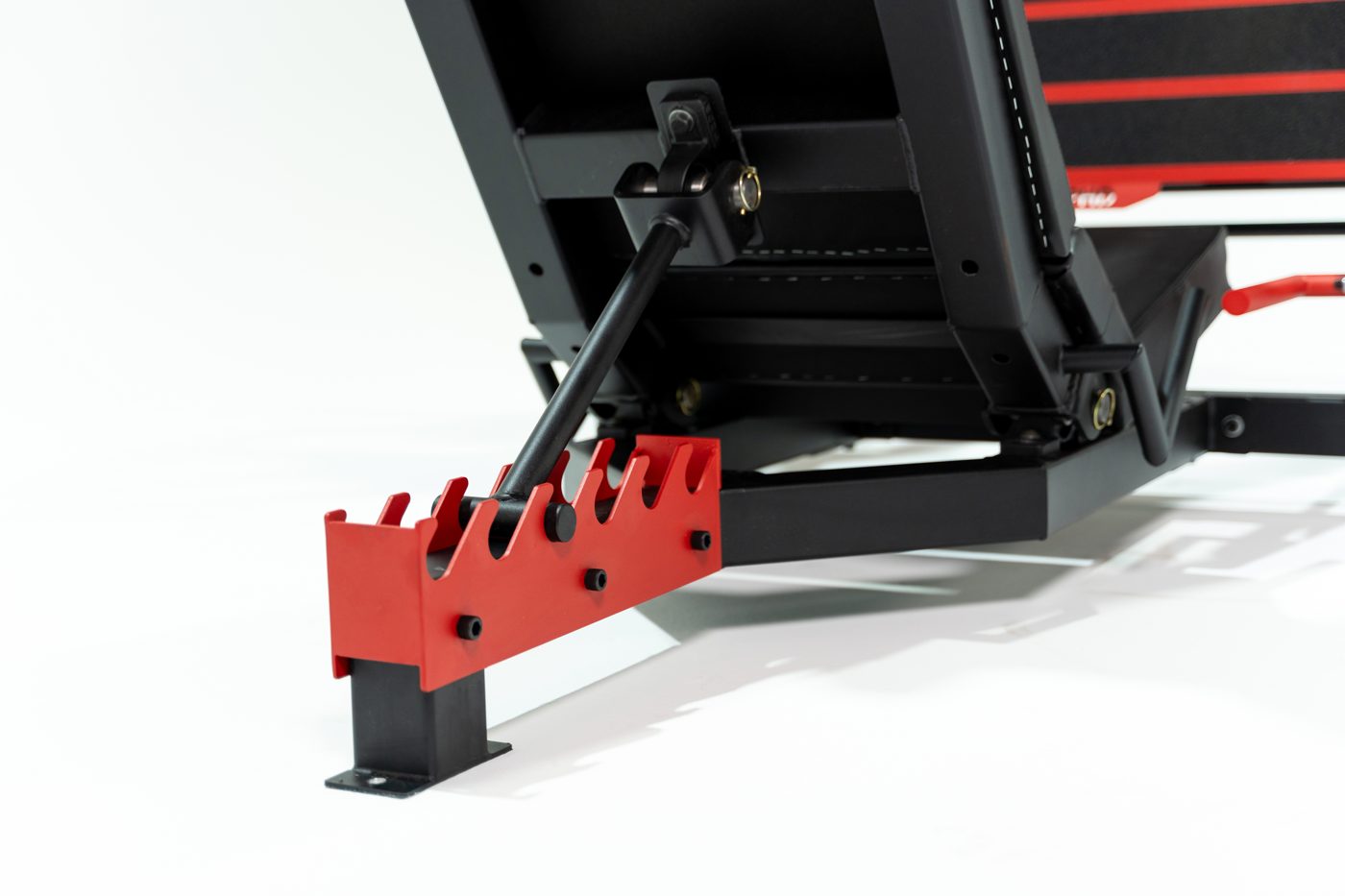 Lumbar-supporting backrest profile