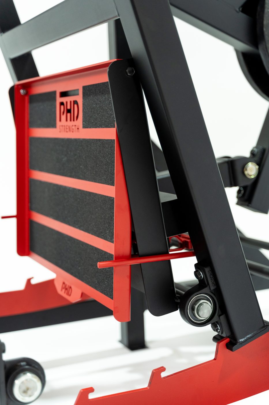Pendulum foot plate on the PHD Hip Press